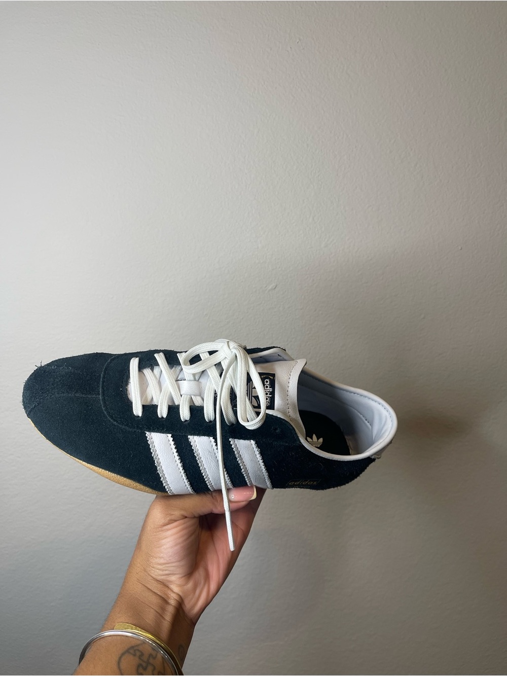 adidas Tokyo Black & White Low-Profile Sneakers - Picture 5 of 16
